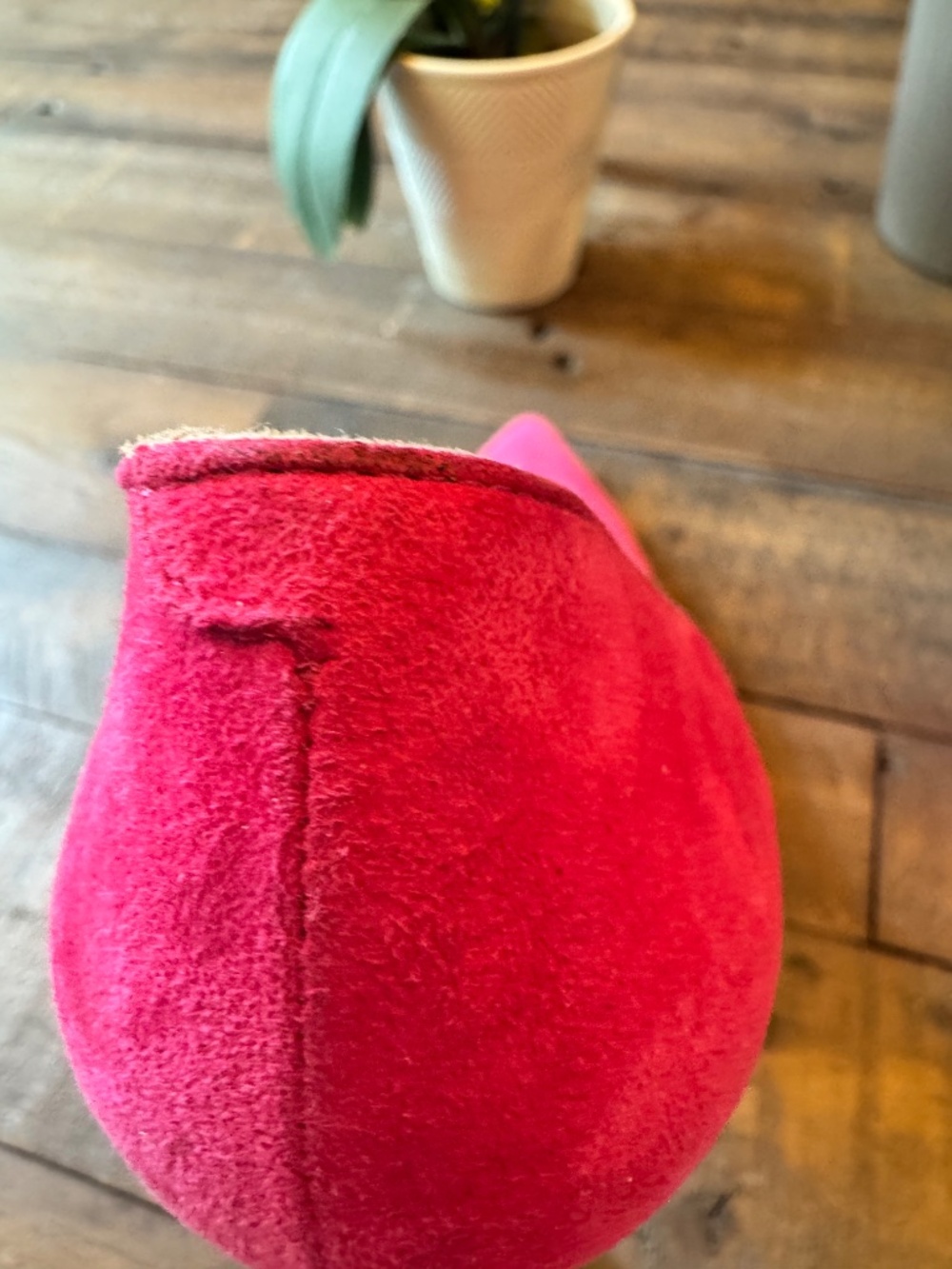 Jimmy Choo Fuchsia Suede Anouk 38.5 - Picture 3 of 8